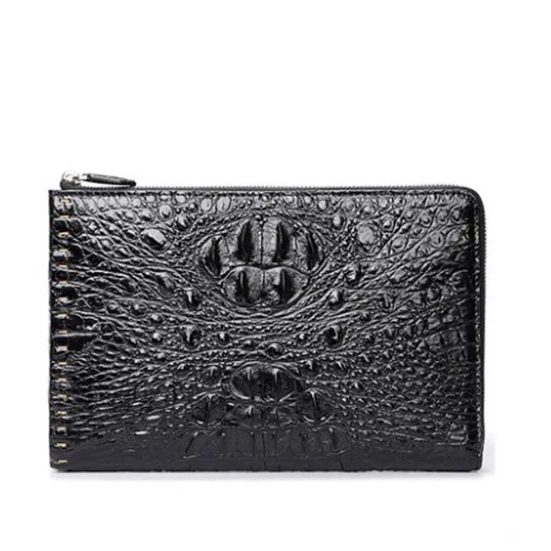 

SL new crocodile leather bag male clutch bag fashion leisure men handbag business large capacity men clutch bag men bag