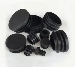 Tapas Redondas de plástico negro, Junta de Protección de enchufe interno, sello antipolvo, cubierta final para muebles, Perno de tubería, 12mm-76mm, 1, 2, 5, 10, 20 piezas