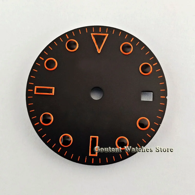 1PCS Goutent 28.5mm Sterile Dial With Date Window fit 2824 2836 Miyota 8215 8205 821A movement