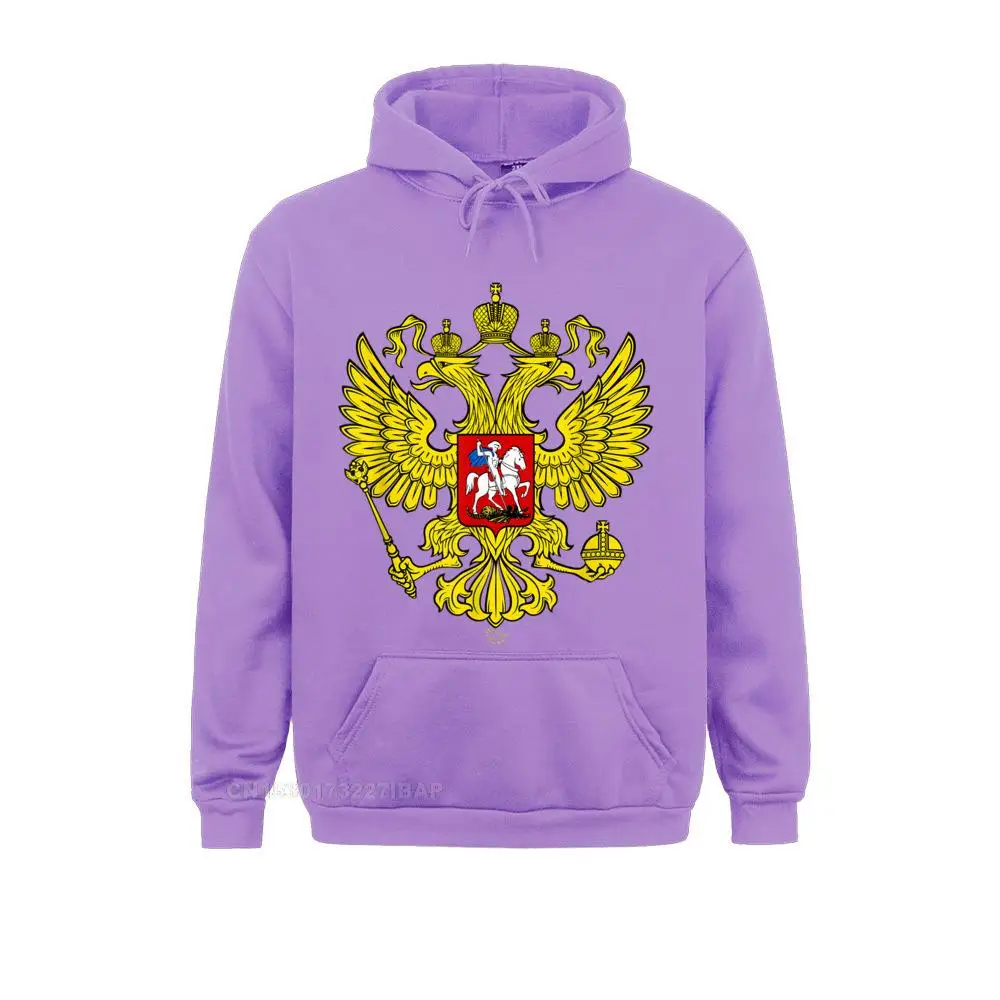 Russian Double Headed Eagle National Emblem Russia Gift Hoodies Funky Outdoor Long Sleeve Youth Sweatshirts Printed On Hoods