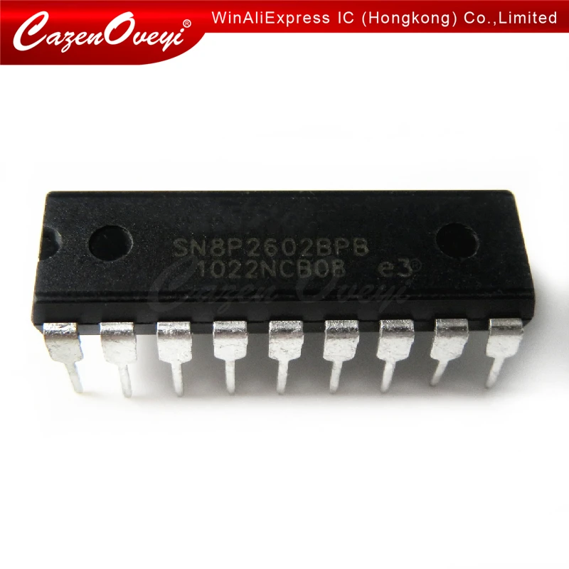 

5pcs/lot SN8P2602BPB SN8P2602BPG SN8P2602 SN8P2602BP DIP-18 In Stock In Stock