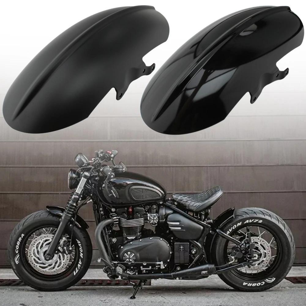 

For Triumph Bobber Bonneville Speedmaster 1200 18- Cafe Racer Motorcycle Short Front Fender Mudguard Fairing Chopper