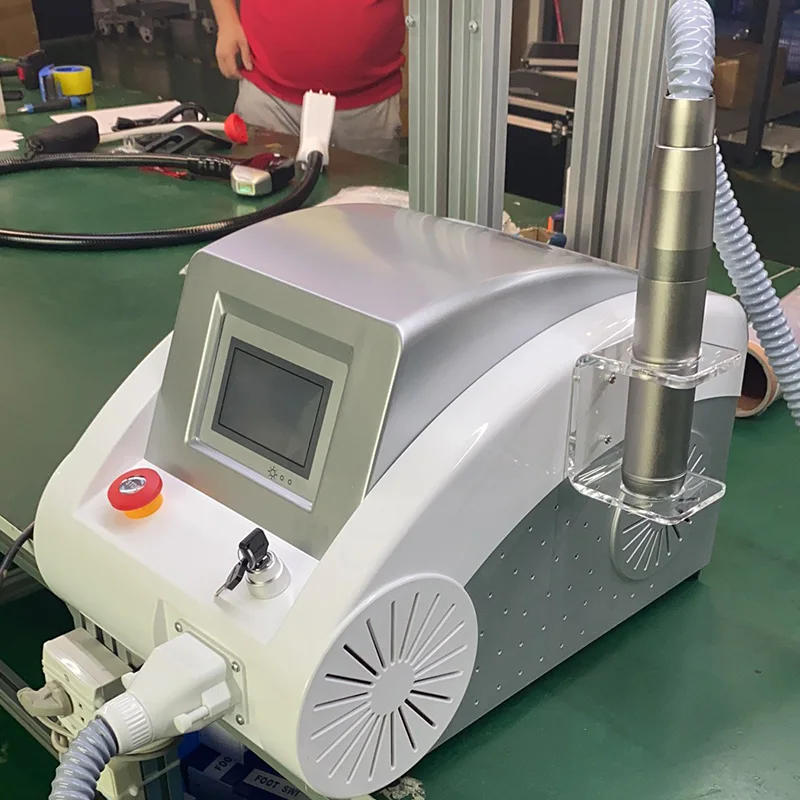 ND YAG Q-Switch Pico Second Laser Equipment Machine Targeted for Face and Body Tattoo Remo Including Eyebrow and Arms Legs