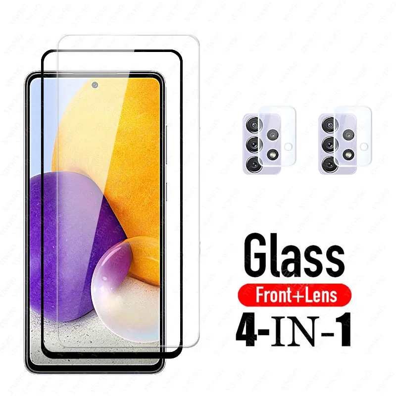 Tempered Protective Glass for Samsung Galaxy A72 5G 72a A 72 A726B A725 6.7" A725F Screen Protector Glass for Samsung A72 Film