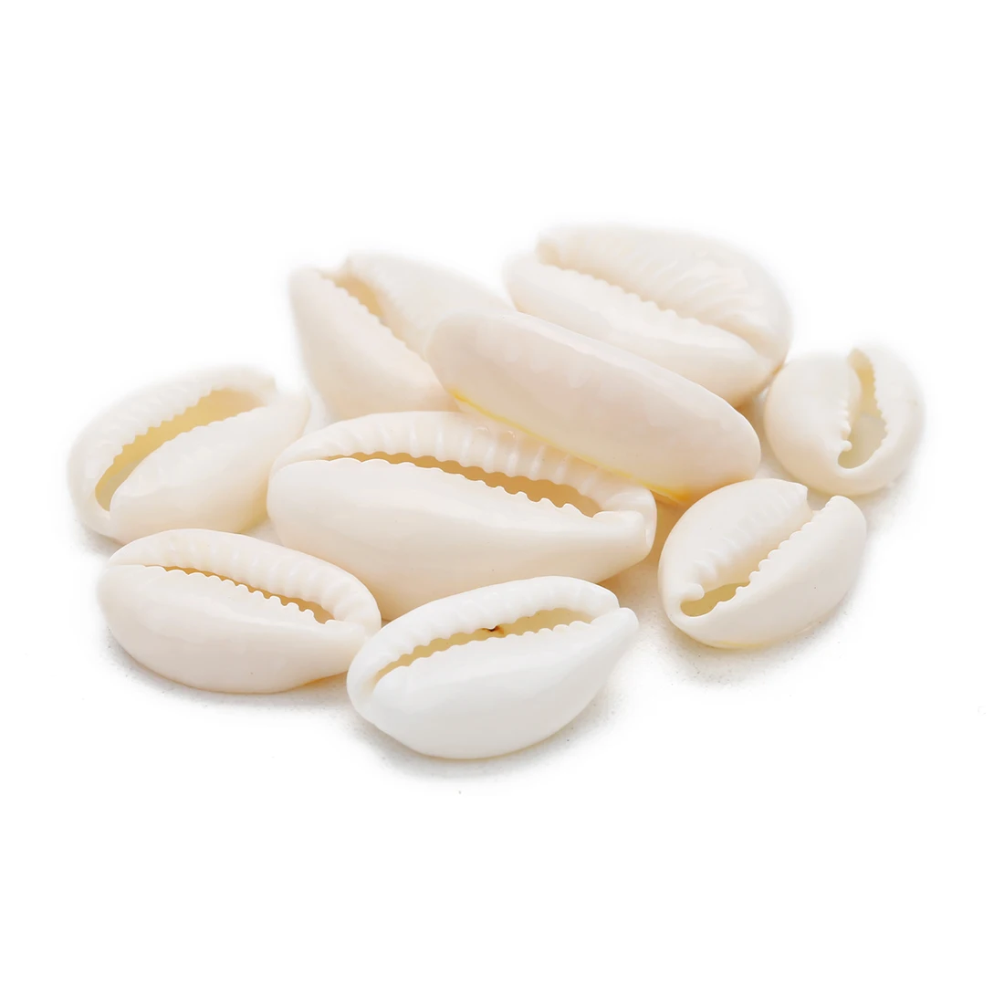 23-85pcs White Sea Shell Beads DIY Jewelry Cowrie Cowry Charm Beads For Earrings Bracelet Necklace Jewelry Accessories Findings