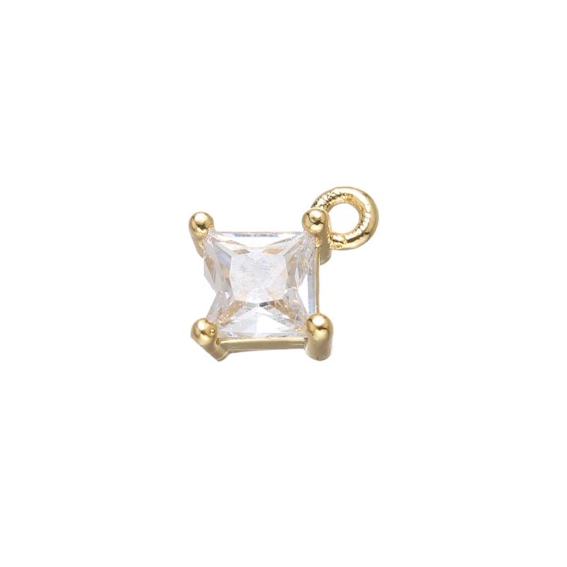 3Pcs/lot,High-Quality Crystal-Clear Charms for Women\'s Necklaces and Earrings—DIY Handmade Jewelry Making Supplies Model:VD685