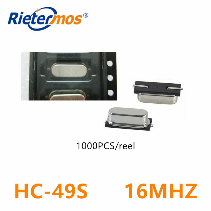 

1000PCS HC-49S 16.000MHZ 16.000M 16M 16MHZ 16 MHZ 4.000MHZ 16.000MHZ 12.000MHZ Crystal Oscillator 49S MADE IN CHINA