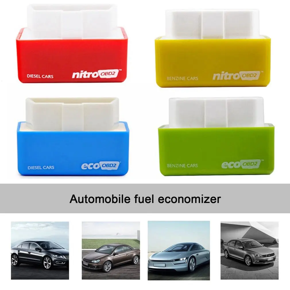 15% Fuel Saver Good ECO OBD2 Chip Tuning Box More Powers Torque Good OBD 2 ECOOBD2 for Benzine Diesel Petro Gasoline