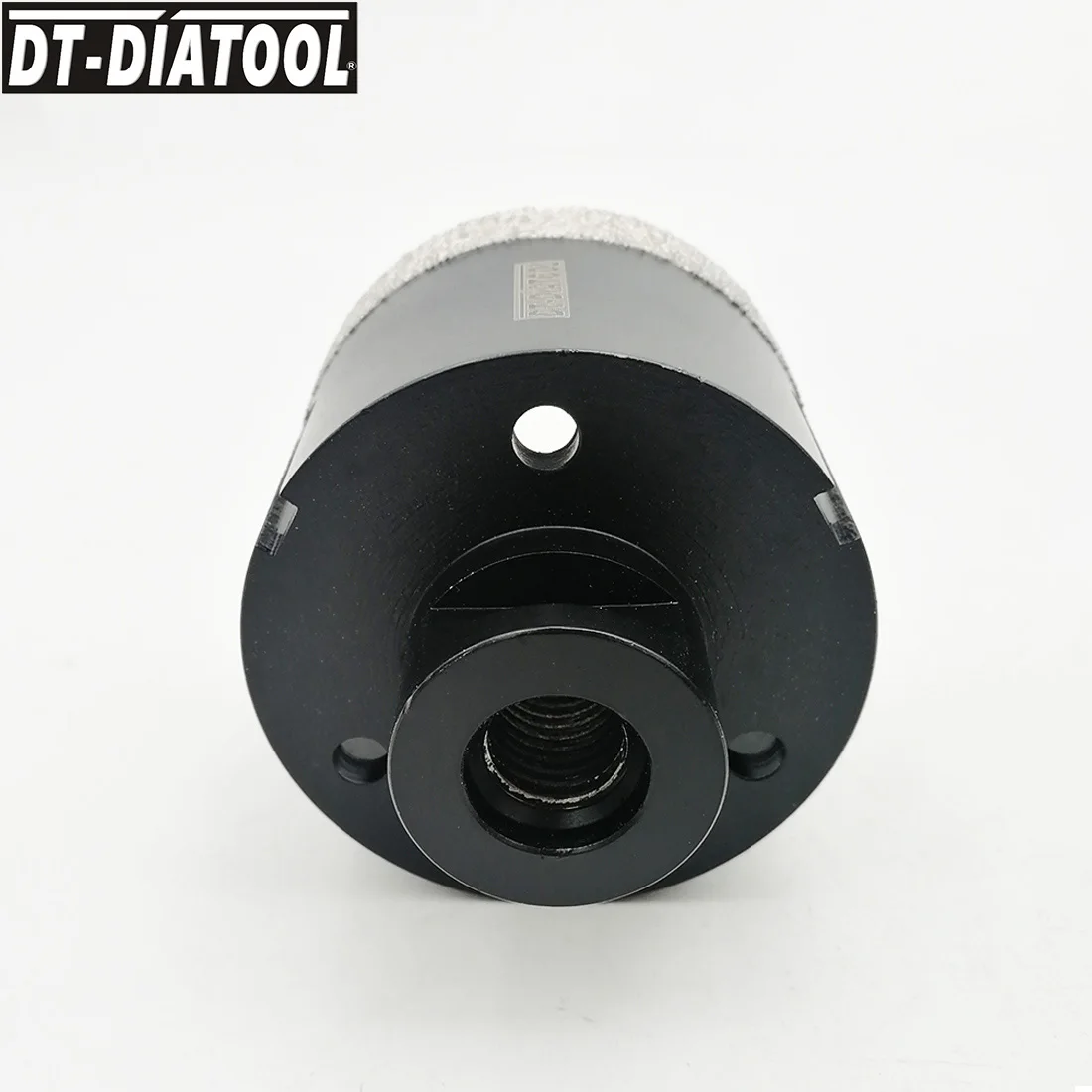 DT-DIATOOL 1pc Dia 65mm Vacuum Brazed Diamond Dry Drilling Bits Hole Saw Drill Core Bits for Ceramic Porcelain Tile Dia 2-1/2"