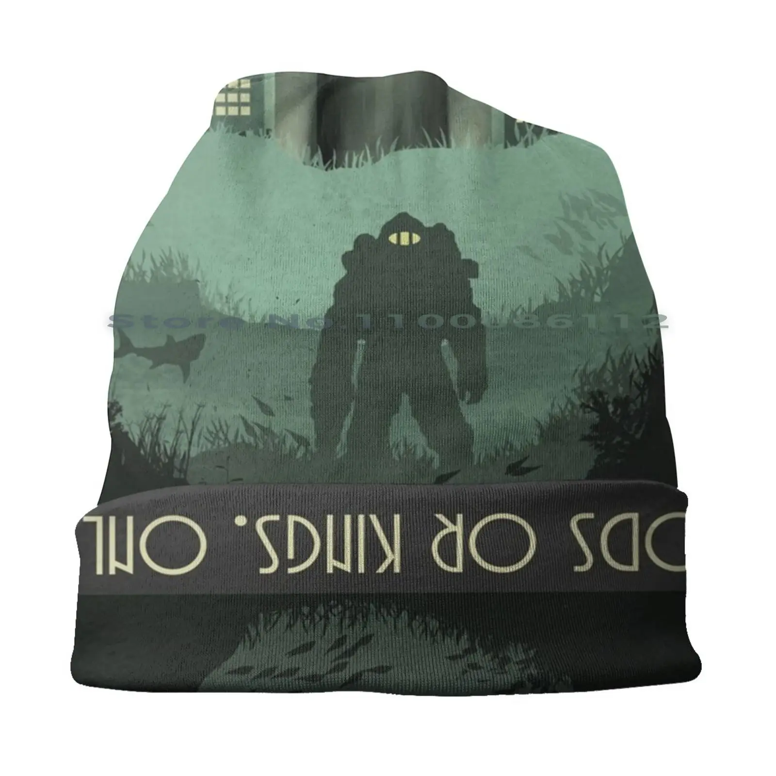 No Gods Or Kings Bucket Hat Sun Cap Bioshock Gaming Delta Little Sister Daddy Fan Art Rapture Foldable Outdoor Fisherman Hat