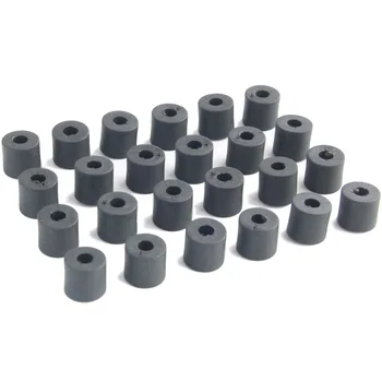 24 pièces 11mm d'épaisseur noir Nylon entretoise joint torique bricolage couteau gaine étui rondelle pièces de rechange