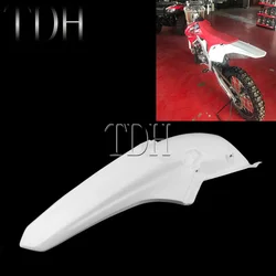 For Honda CRF250R 10-13 CRF450R 09-12 Rear Fender White Polypropylene Mudguard Splash Cover CRF 450 R 250R 2009-2013