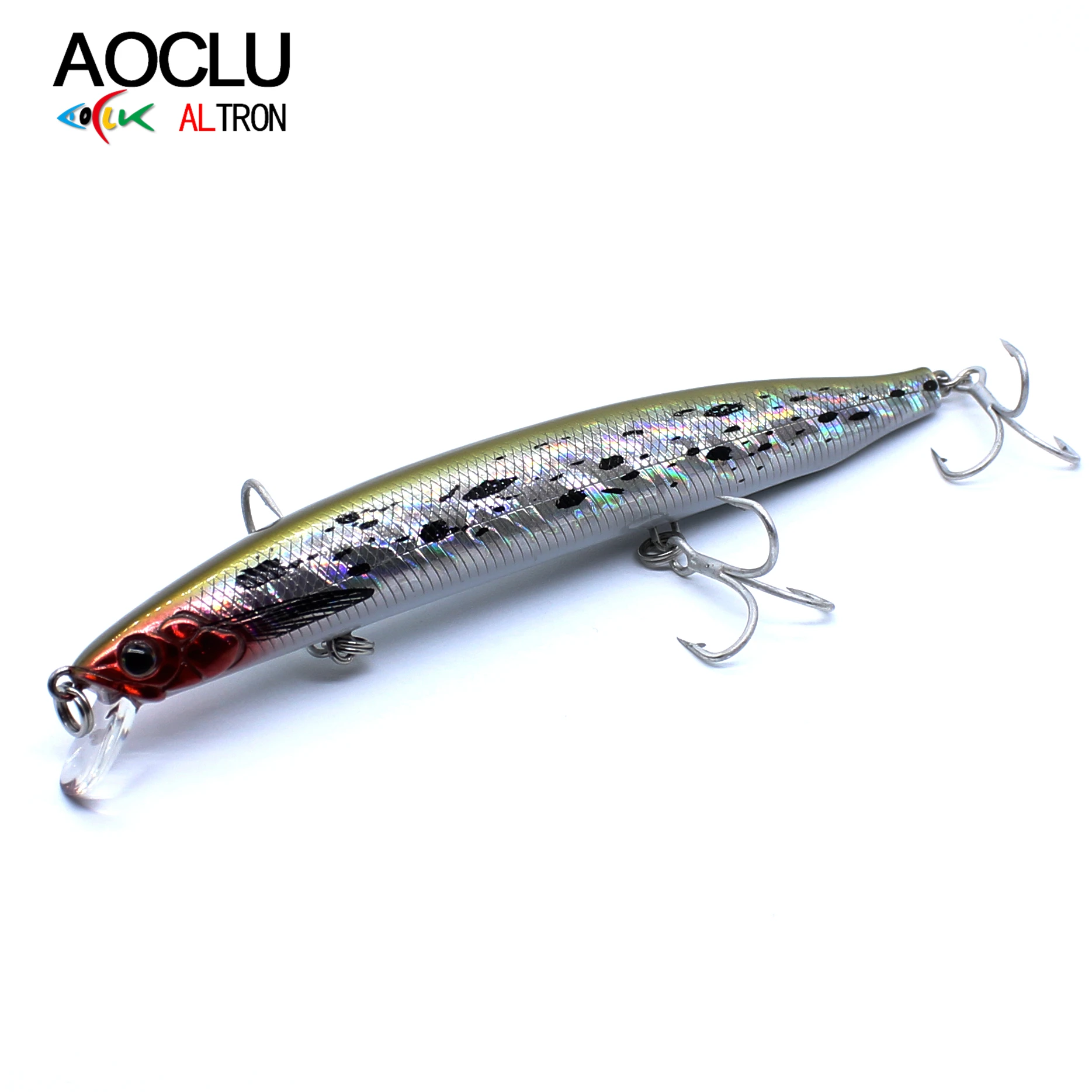 AOCLU Jerkbait Wobbler 130mm – Minnow hundido para mar - imagen 2