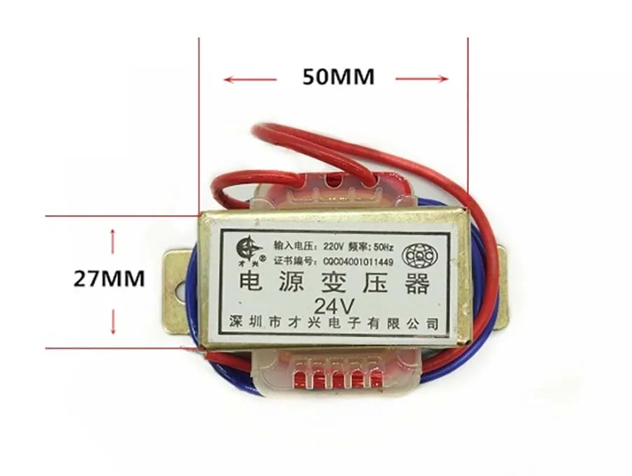 EI48 Power Transformer 10W DB-10VA Input AC 220V~50HZ Output AC Dual 9V 12V 15V 18V 24V Independent Winding Two Outputs