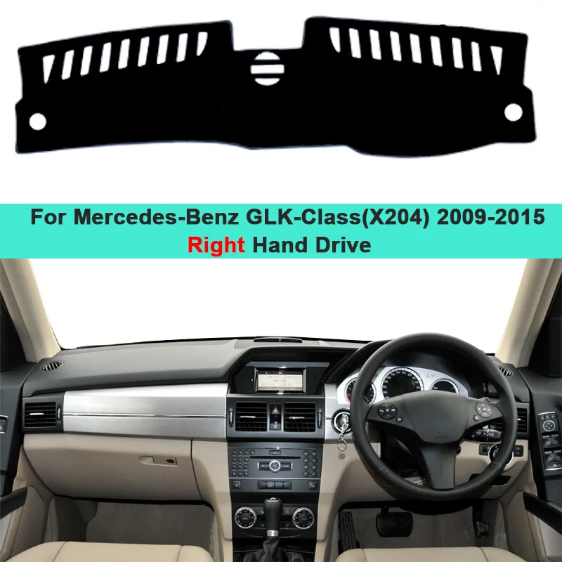 For Mercedes Benz GLK X204 2009-2014 2015 Anti-Slip Mat Dashboard Sunshade Dashmat Accessorie GLK280 GLK300 GLK350 GLK220 GLK250