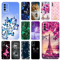 For Cover Xiaomi Redmi 9T Case Fashion Butterfly Pairs Tower Printed Soft Phone Cover For Xiomi Redmi 9T J19S 9 T Redmi9T Fundas