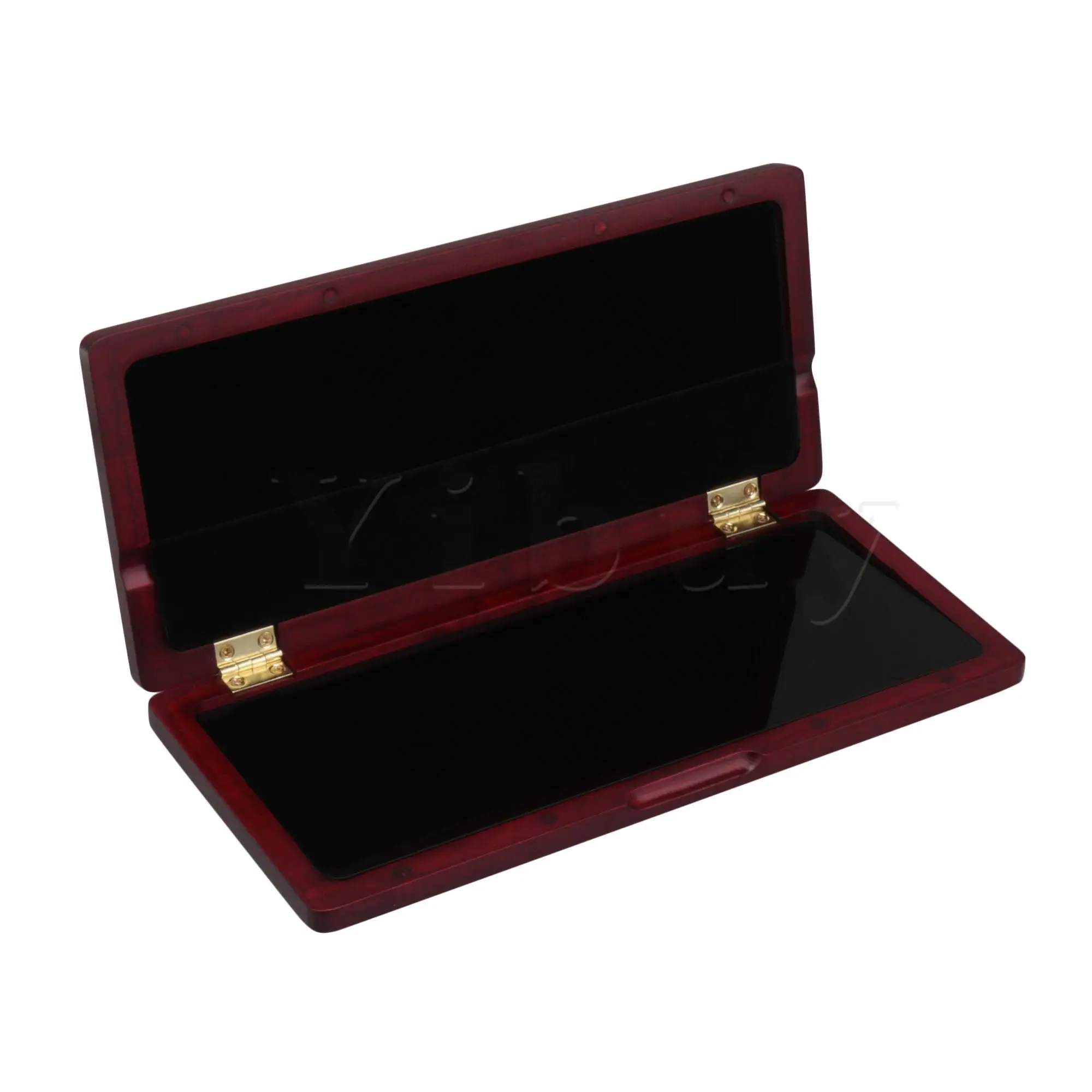 Yibuy Red Wood Color Clarinet Reed Case Box Holder  for 10 Sticks Pack