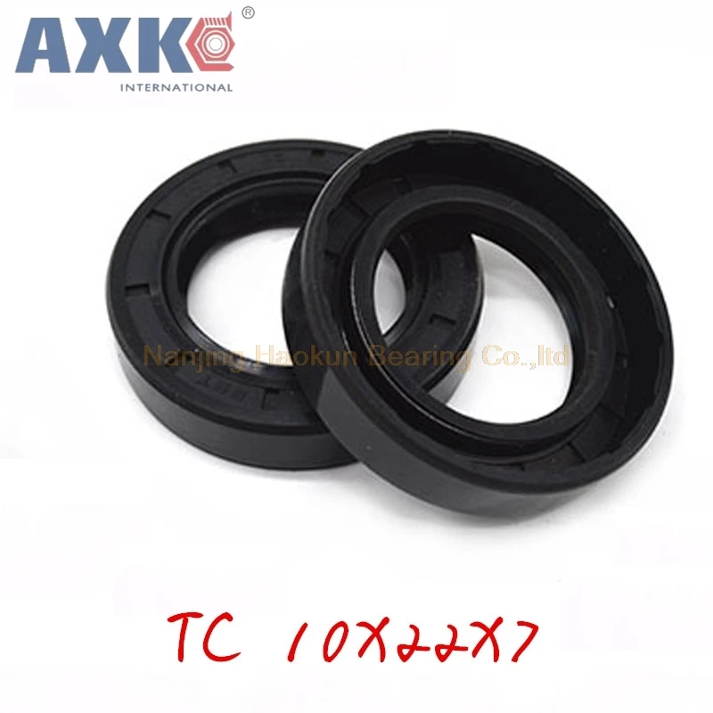 

10pcs AXK 10X22X7 TC10X22X7 NBR Skeleton Oil Seal 10*22*7 Seals AXK high-quality Seals Radial shaft seals Nitrile rubber