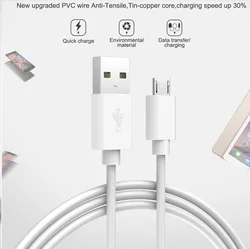 For Samsung Fast Charger Micro USB Cable 0.25/1/2/3M 2A Data Line For Galaxy S6 S7 Edge Note 4 5 J4 J6 J5 A3 A7 A5(2016)