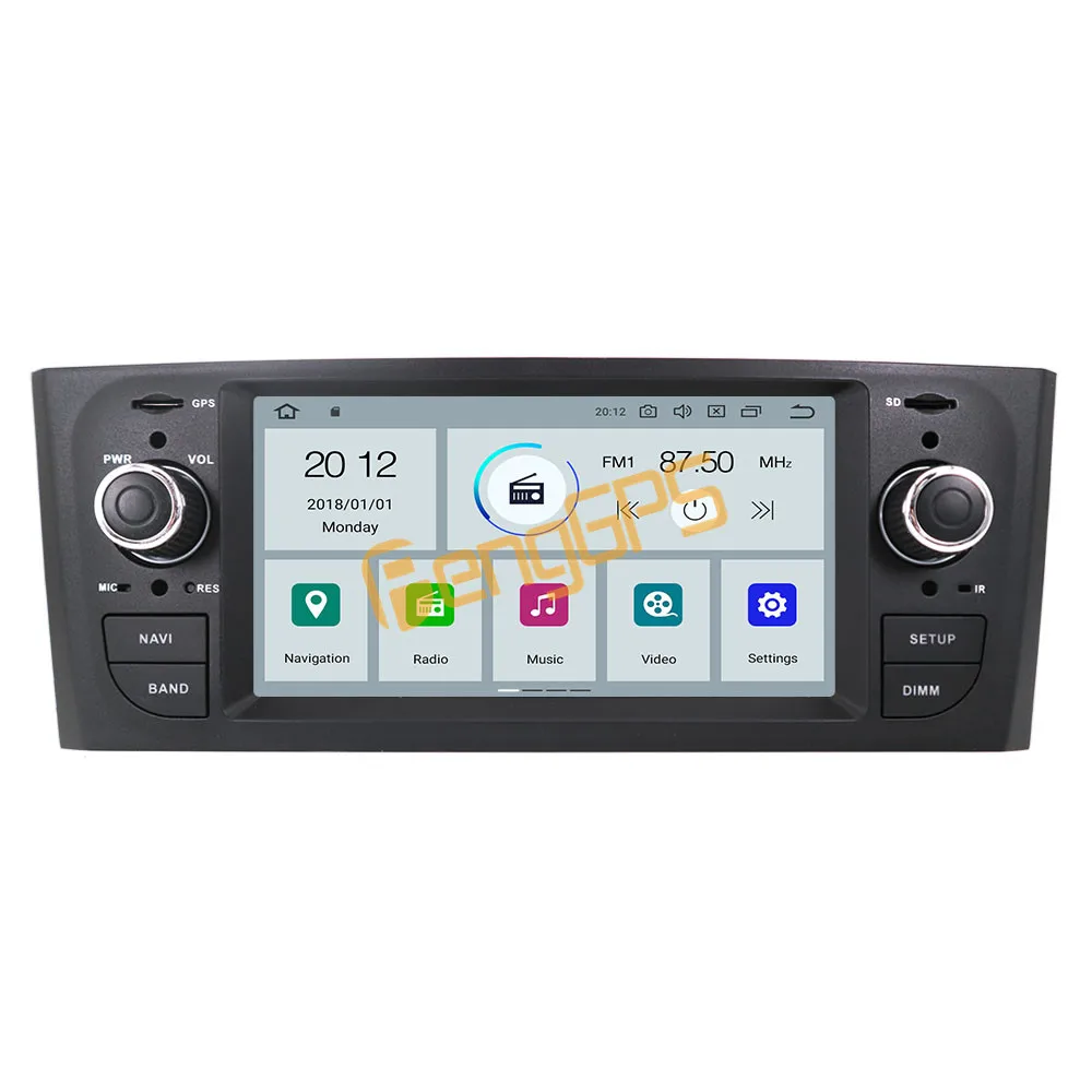 For Fiat Grande Punto Linea 2006 - 2012 Android Car Radio Stereo DVD Multimedia Player 2 Din Autoradio GPS Navi PX6 Unit Screen