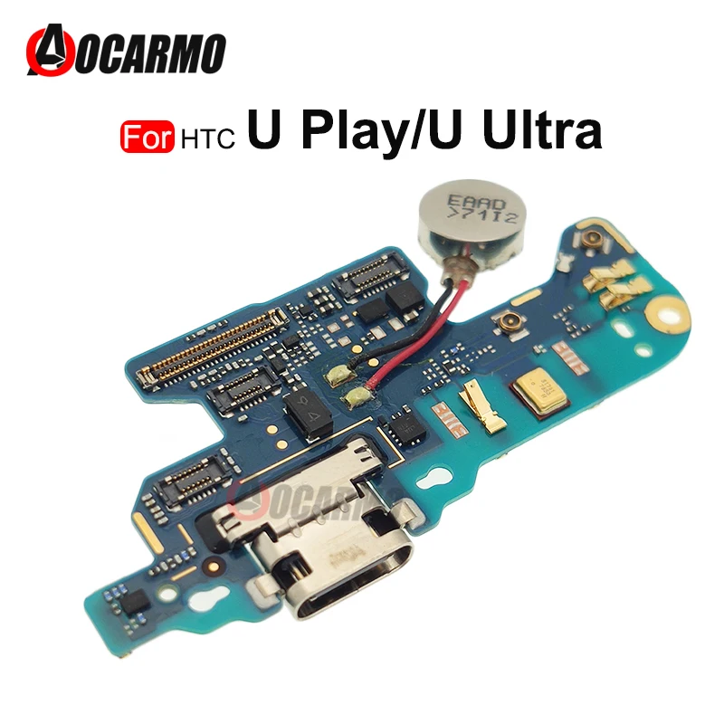 USB Fast Charging Port For HTC U Play U19e 11 12 Life Charger Dock With Micro Flex Cable For HTC U Ultra uu Replacement Parts