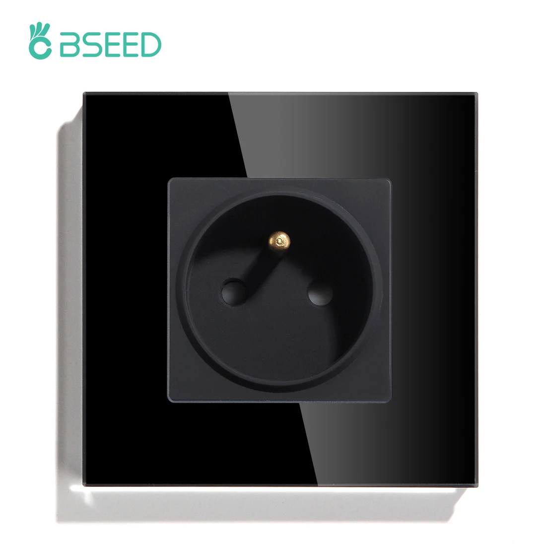 BSEED Frankreich Einzigen Buchse Doppel Wand Steckdosen Dreifach Glas Buchsen Vier Rahmen Französisch Stecker Power Steckdosen 16A