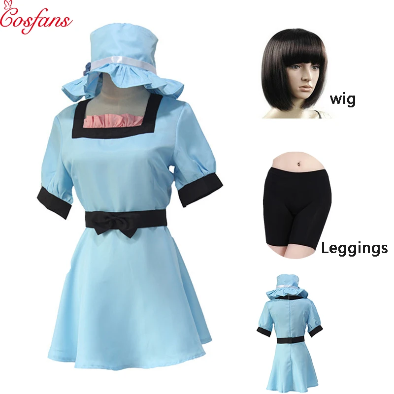 

New Games Steins Gate Cosplay Costumes Shiina Mayuri Lolita Maid Princess Dress Full Set Women Girls Party Carnival Uniform wig