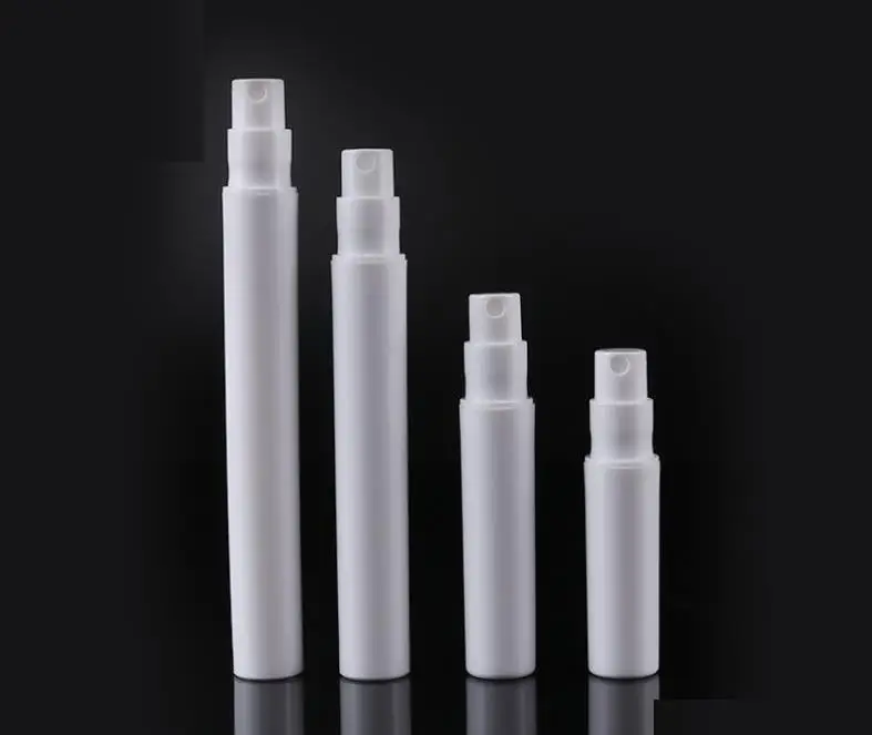 

Wholesale Empty Sample Spray Bottles 2ml 3ml 4ml 5ml White Plastic Perfume Bottle Vials 1000pcs/lot SN77