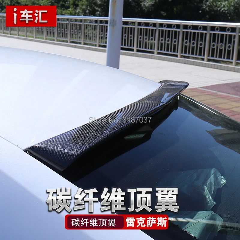 For Lexus IS200 IS250 IS350 IS300 /IS200T All Models 2013-2019 Carbon  Spoiler Wing Trunk Lip Boot Cover Car Styling