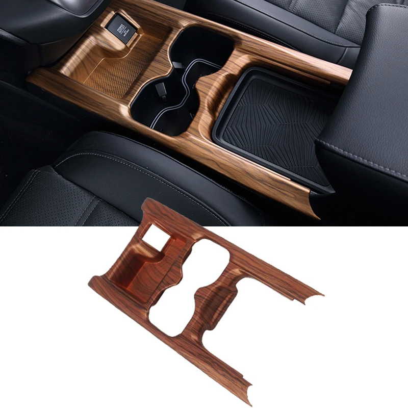 Wnętrze samochodu przedni uchwyt na kubek tapicerka pokrywa rama dla Honda CRV CR-V 2017 2018 2019 2020 2021 Car Styling