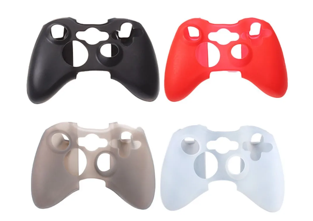 Soft Comfort Protector Cover Case, Pele de silicone, Compatível com o Controlador Xbox 360