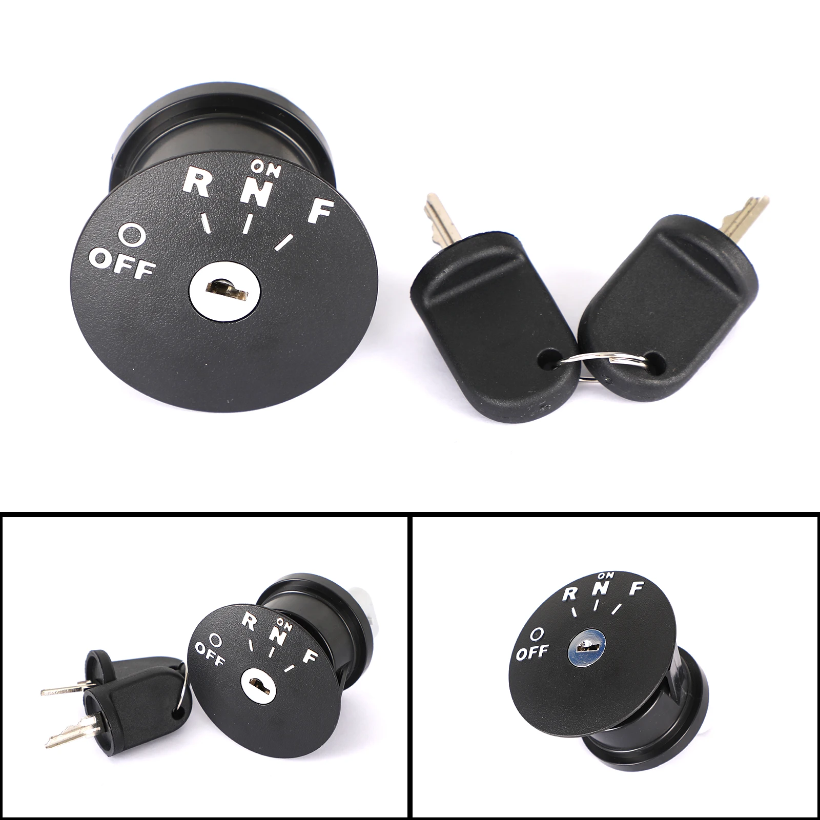 Ignition Key Switch for EZGO RXV Electric Golf Carts Years 2008 & Up 4 Position 605637 Replacement