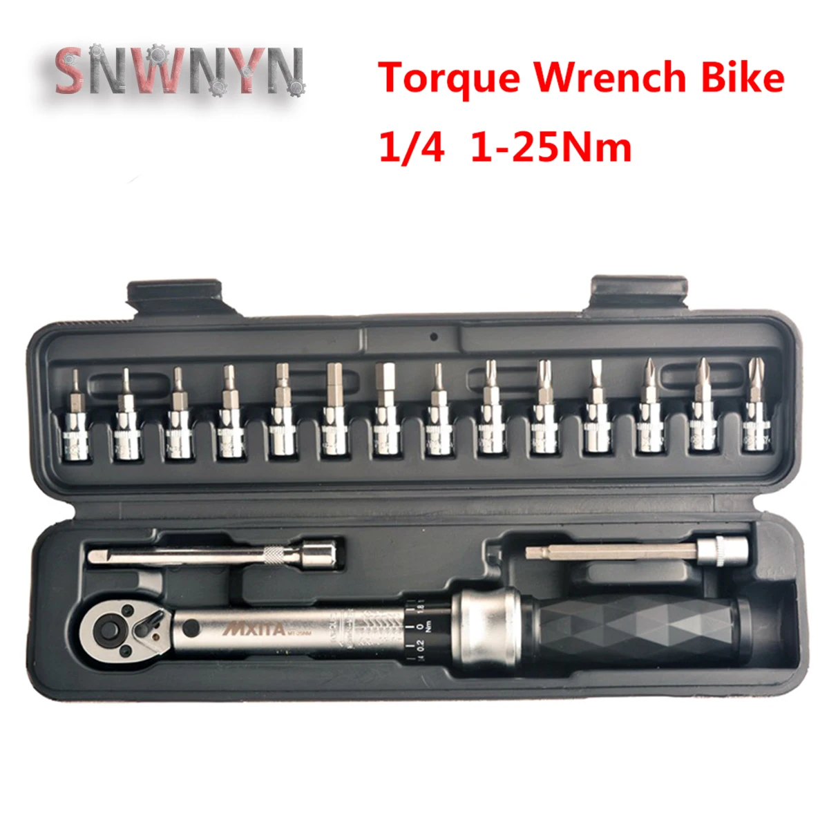 Professional Preset Torque Wrench Set 1/4