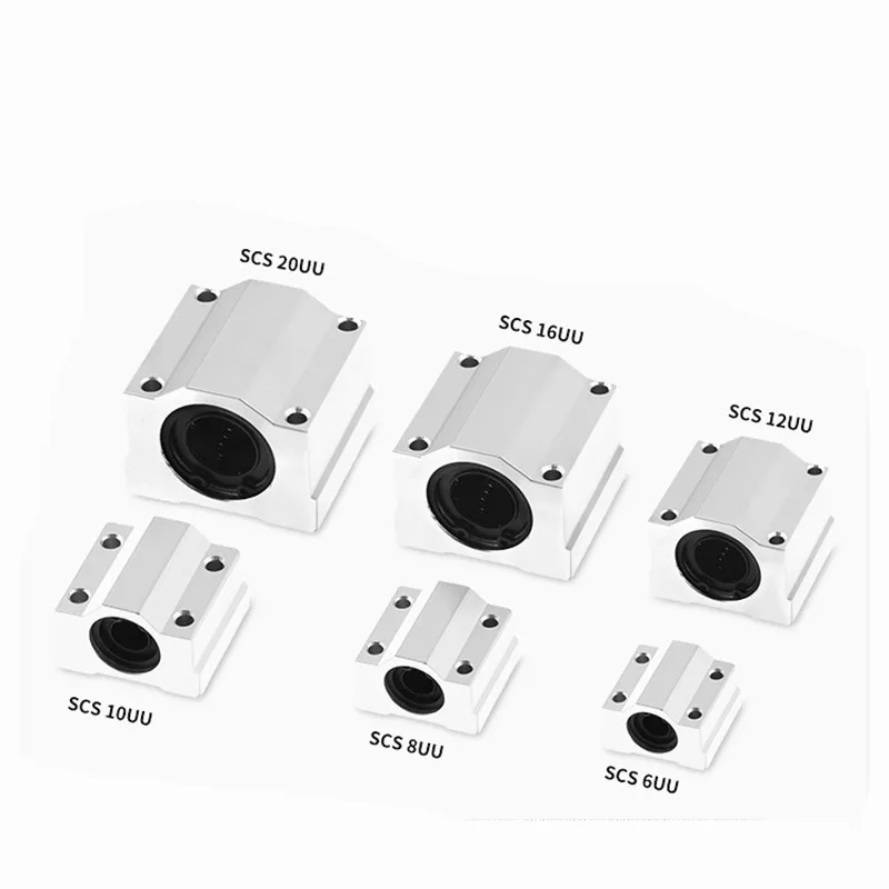 1pcs/lot SCS6UU  SCS8UU SCS10UU  SCS12UU SCS13UU SCS16UU SCS20UU SCS25UU 12mm Linear Ball Bearing Block CNC Router 3D printer