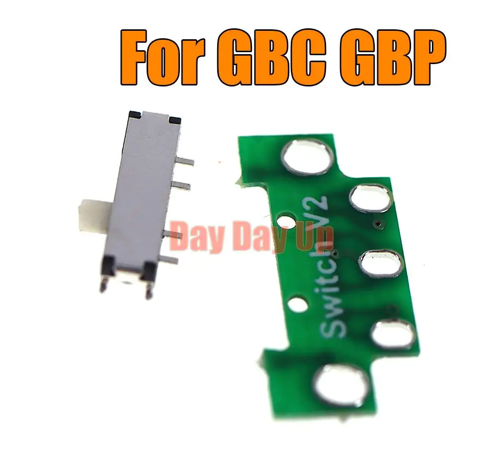 

100Sets Replacement Power Board For GBA Power Swicth On Off Power Switch Buttons For GBA SP/GBC/GBP Game Console