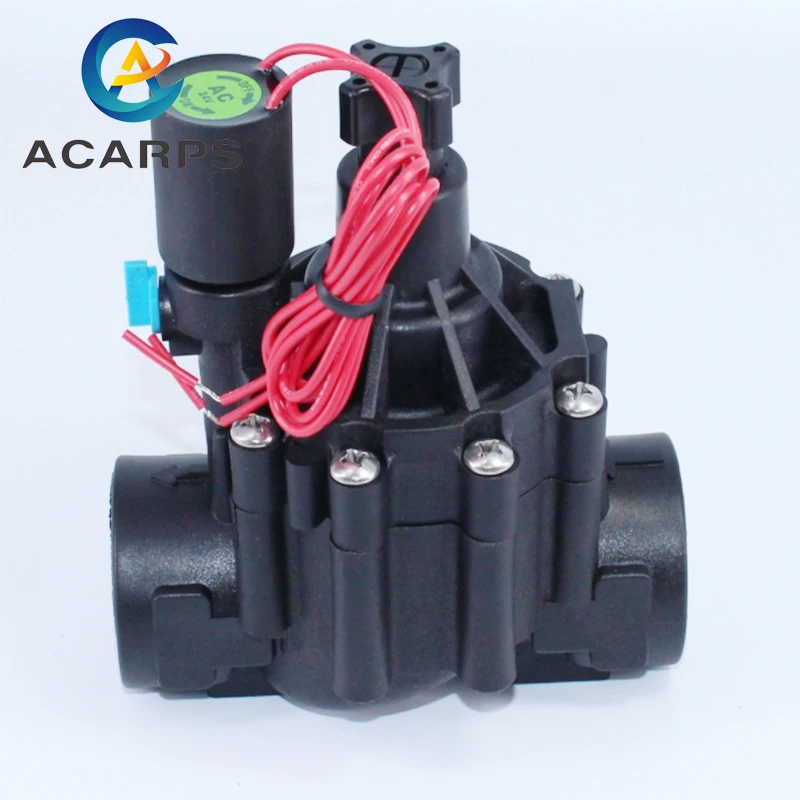 Válvula solenoide de riego para jardín, dispositivo de enclavamiento de agua de 1,5 pulgadas, 1-1/4 pulgadas, cc 22v0, 110v, 24v, 12v, DN40, DN32