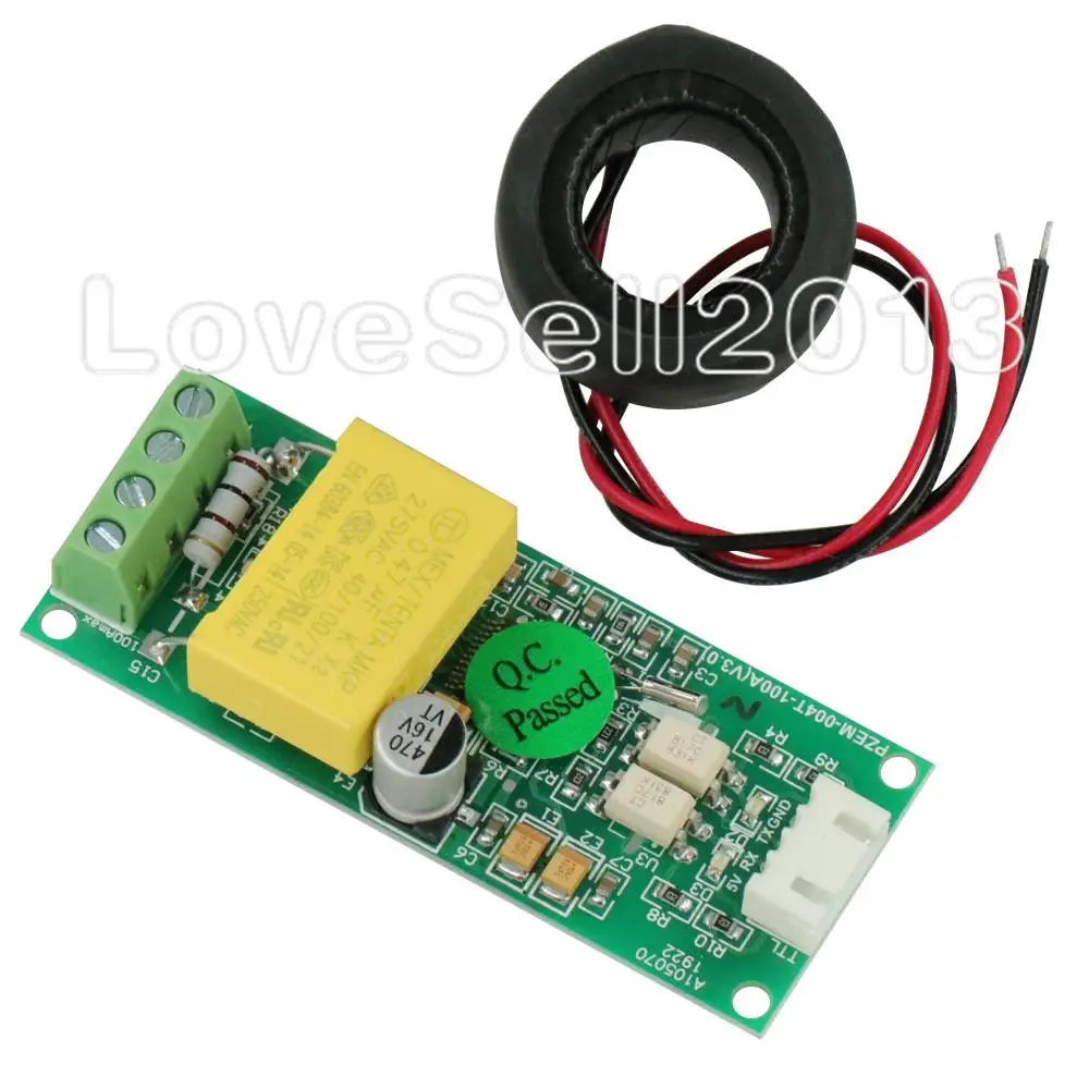 AC Digital Multifunction Meter Watt Power Volt Amp TTL Current Test Module PZEM-004T With Coil 0-100A 80-260V AC For Arduino