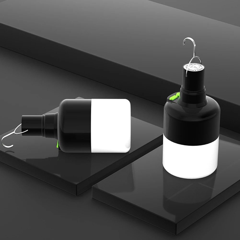 Портативная Светодиодная лампа для кемпинга, подвесной аварийный ночник с USB-зарядкой и крючком для наружного освещения, внутреннего дворика, крыльца