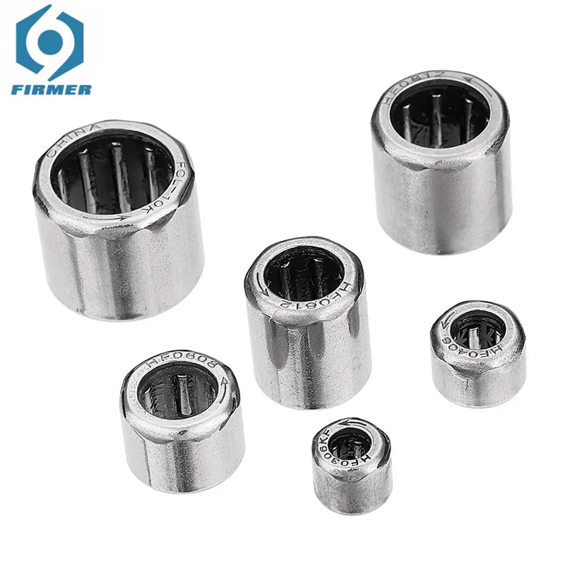 1pc Single Way Needle Bearing ID. 3/4/6/8/10mm One Way Roller Ball Bearing HF0306 HF0406 HF0608 Brand New