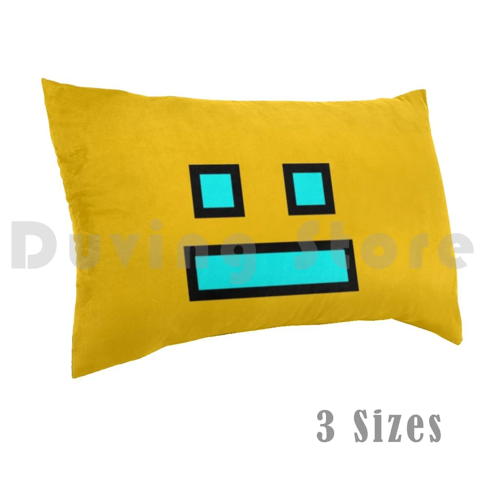 Geometry Dash Pillow Case Printed 50x75 Dash Geometric Geometric Geometric Dash Geometry Dash Games App Fun