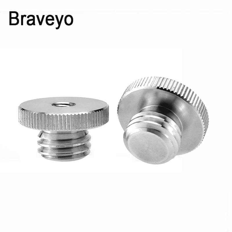 Conversão Parafuso para Laser Nível Medidor, Tripé Adaptador, Fotografia Acessórios, Quick Release Mount Parafuso, 1/4 a 5/8 polegadas