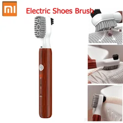 Xiaomi PULIN Sonic Vibration Electric Shoes Brush IPX7 Waterproof USB Rechargeable Shoes Double Bristles Cleaning Brush