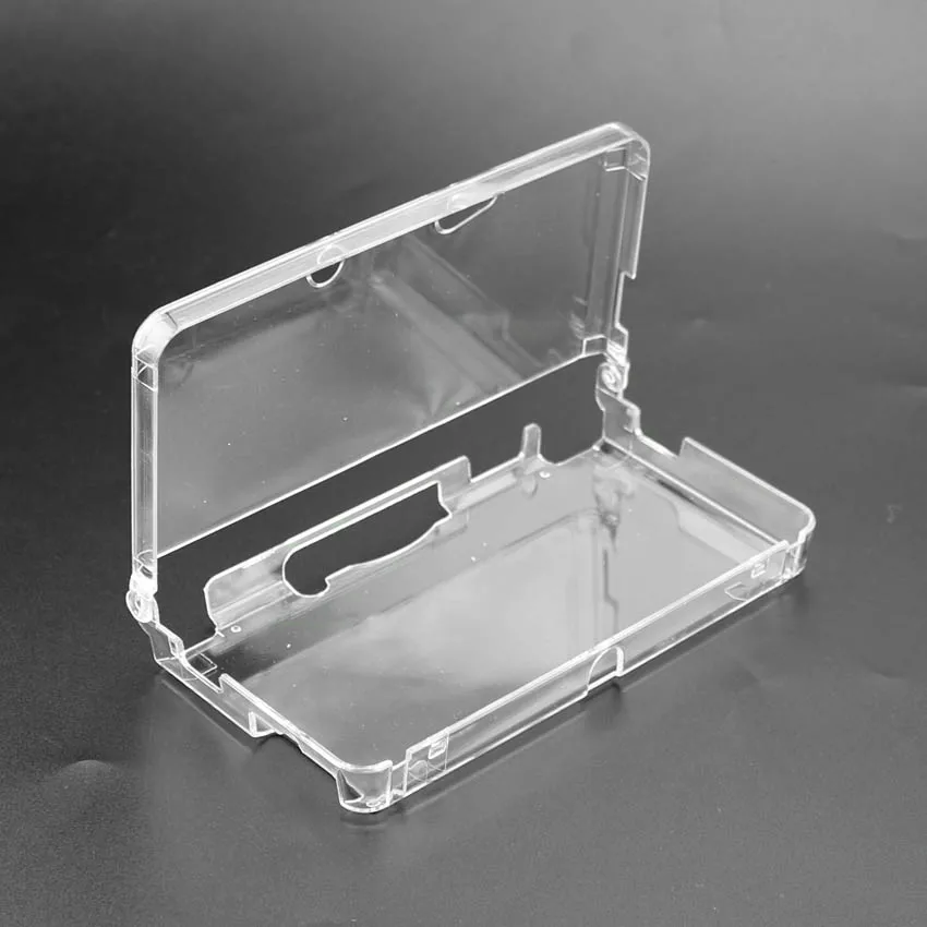 Cltgxdd 벌크 플라스틱 투명 크리스탈 보호 하드 쉘 스킨 케이스 커버, 3DS, 뉴 3DS, 뉴 3DS XL LL 콘솔용