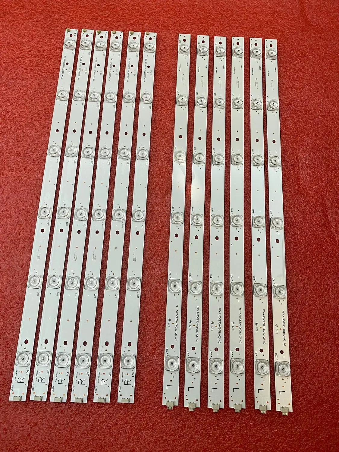 LED-strip voor Sharp LC-55CFE6242E LC-55CUG8462E LC-55CUG8462KS LC-55CUG8462K LC-55CUF8472ES LC-55CUG8461KS RF-AJ550E30-0601R