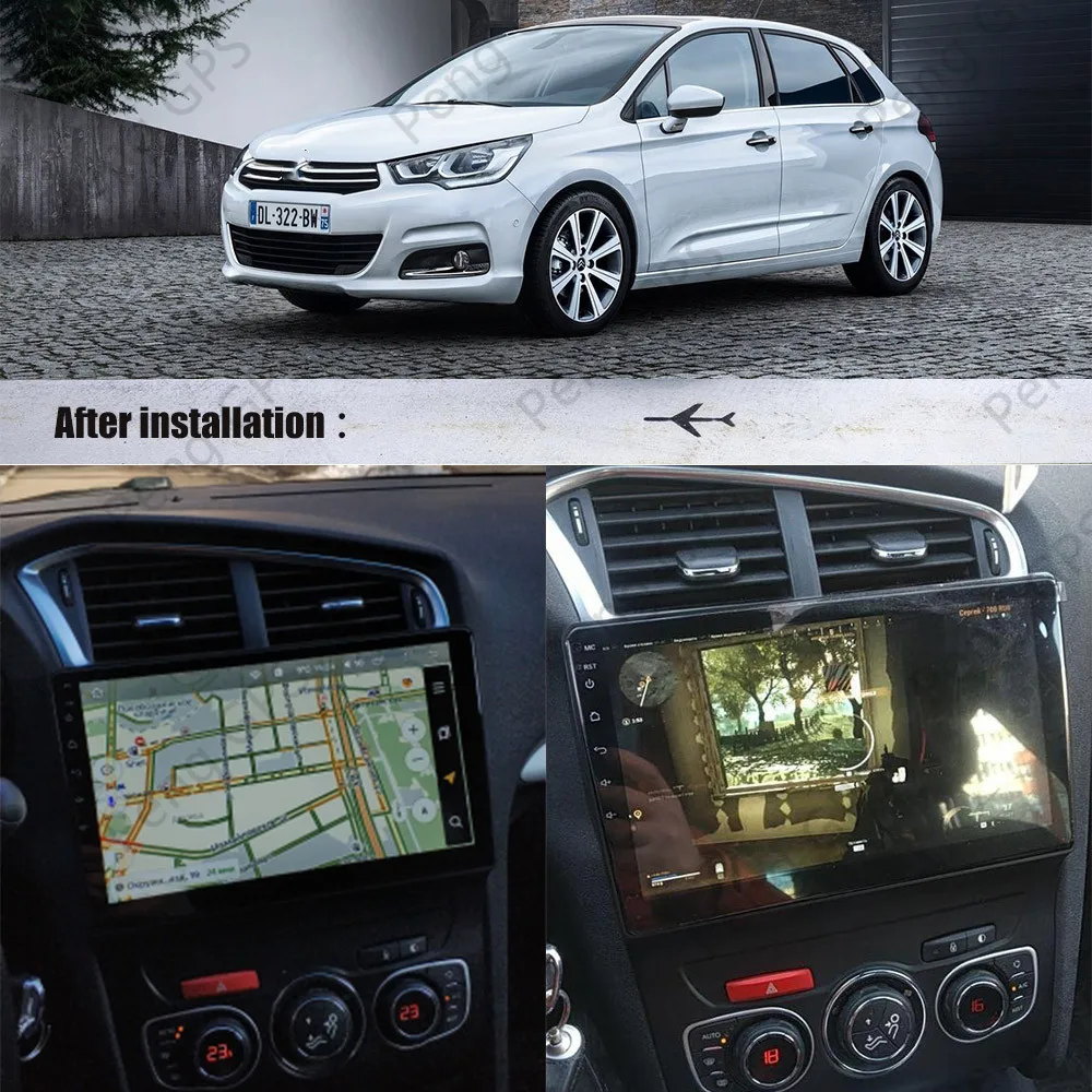 For Citroen C4 C4L DS4 Android Radio Car multimedia Player 2010 - 2016 Stereo PX6 Audio GPS Navi Head unit Autoradio IPS Camera