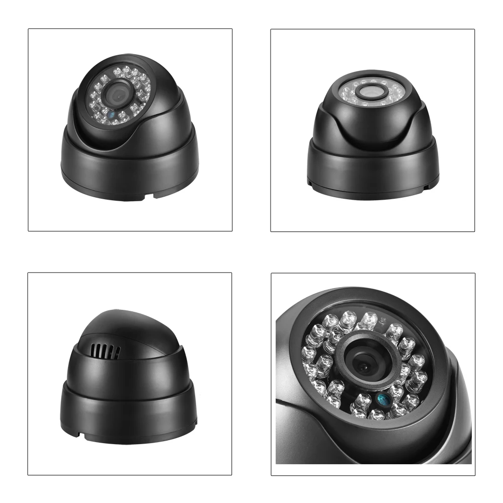 

AZISHN Security Audio IP Camera 4MP 1080P Indoor Night Vision CCTV Home Security Video Surveillance Dome Camera 48V POE