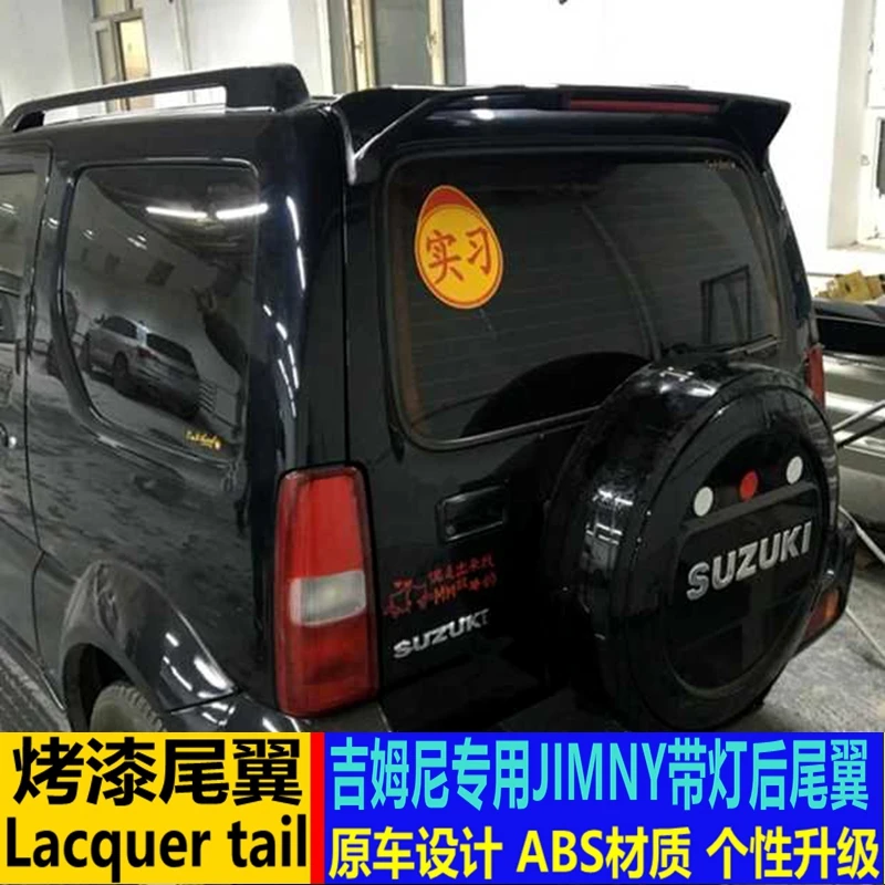 FOR Suzuki Jimny rear wing body modification without punching with light fixed wind wing Jimny modification supplies