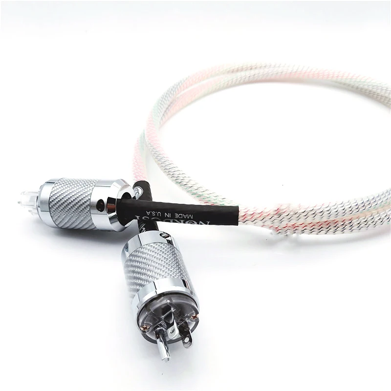 

Nordost Valhalla power line HIFI POWER CABLE 7N OFC Power Cord with US Plug Amplifier CD, Decoder, Power Wire