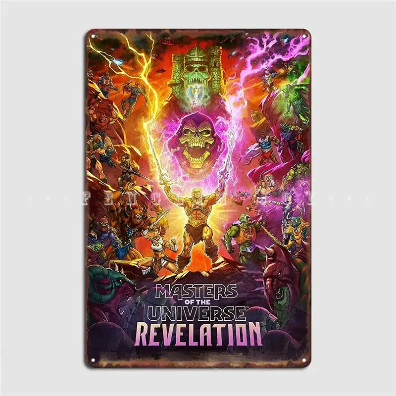 Master Of The Universe Revelation Metal Sign Club Home Party Create Wall Decor Tin Sign Poster