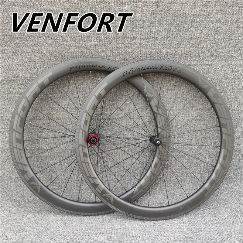 

VENFORT SLCarbon Road Bike Wheel Straight Pull Low Resistance Ceramic Hub 25/27mm Wider Tubular Clincher Tubeless 700c Wheelset